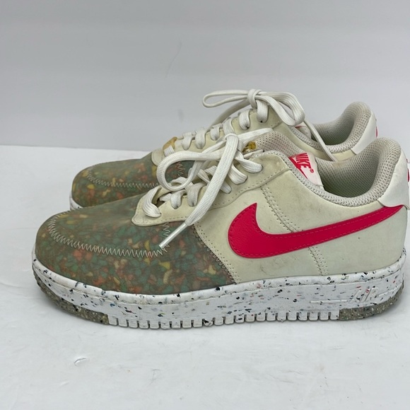 Nike Air Force 1‎ Crater Shoes Womens Size 6 CT1986 101 Summit White - Picture 1 of 12